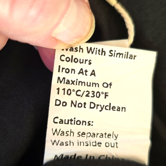 NWT Commense Patchwork Pockets Midi Dress in Black Size Medium - Picture 13 of 14